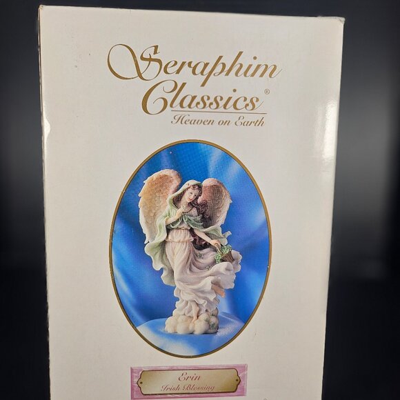Vintage 1999 Seraphim Classic Angel "Erin" Irish Blessing Angel Figurine NIB - Picture 5 of 13